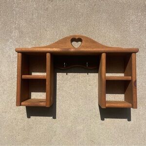 Heart Wooden Shelf